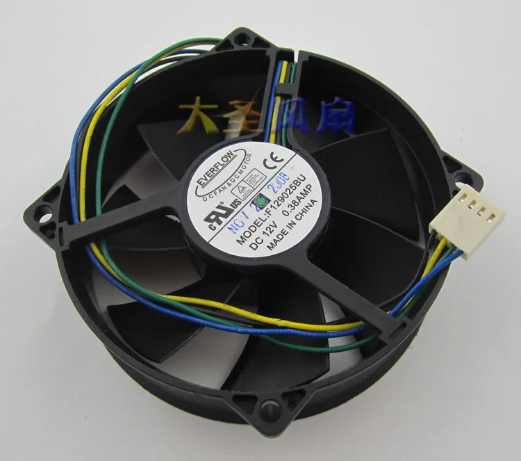 Вентилятор EVERFLOW 9 см F129025BU 12 В 0 38 А 4 провода ШИМ|pwm fan|4 wire fan9cm fan |