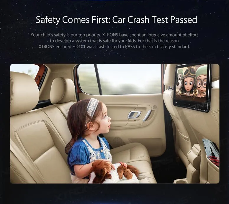 Excellent 10.1" Touch Button Headrest Car DVD Car Headrest DVD Car Headrest Monitor with DVD Function & 1024*600 Resolution 10