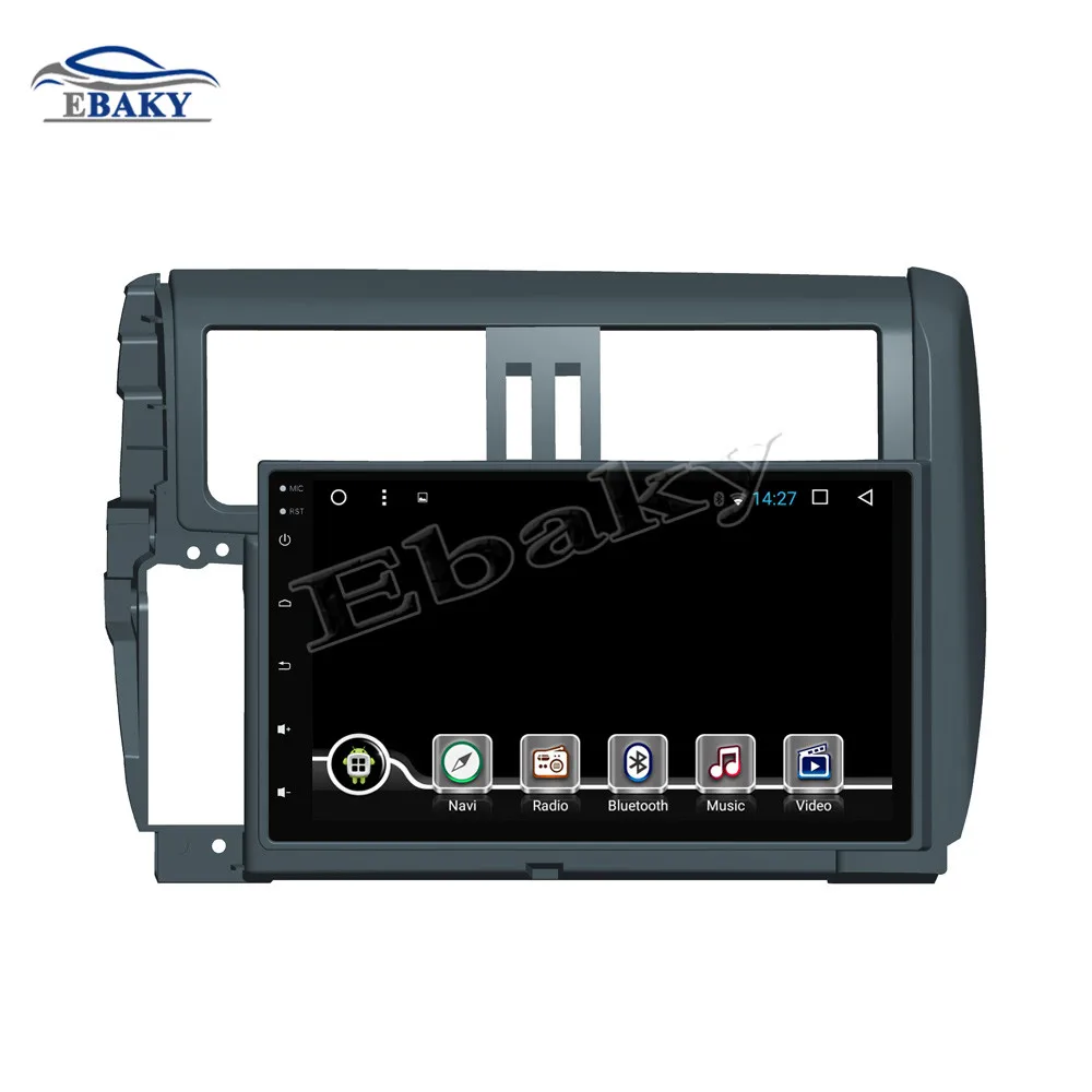 Sale NaviTopia 9inch Octa Core Android 7.1 8.1 Car DVD GPS Navigation for Toyota Prado 2010 2011 2012 2013 Auto Radio Stereo 3