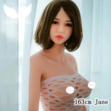 WMdoll 163cm No88 oral head Full Silicone Love Doll,Full Body Sex Doll Skeleton Oral Adult Sex Doll With Vagina Real Pussy