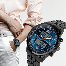 quartz digital sports casual wristwatch dual time display 30m water resistant wristwatches brand watches men's Fashion quartz digital sports casual wristwatch dual time display 30m water resistant wristwatches brand watches men's Fashion