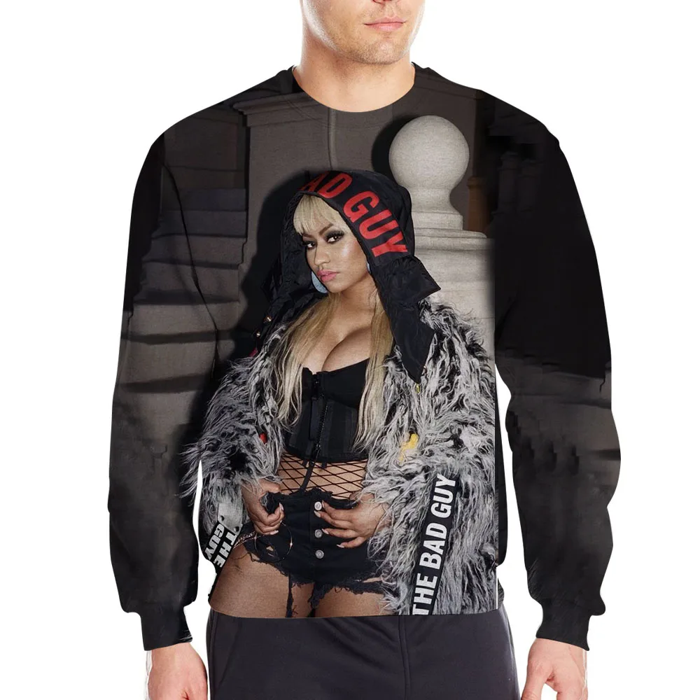Горячая Женская одежда nicki minaj толстовки мужские 3D harajuku Толстовка тренд