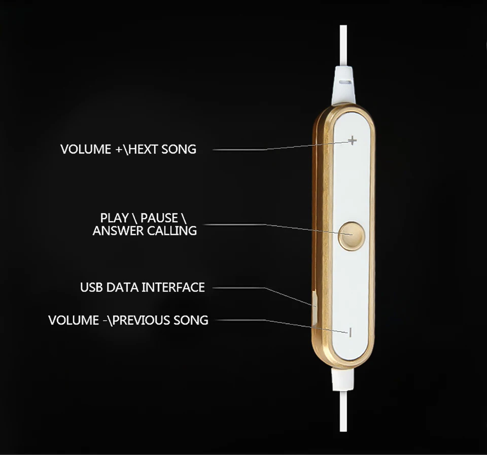M64 Bluetooth наушники Спортивная гарнитура с лентой на шею наушники-вкладыши бас наушники с микрофоном для xiaomi iPhone Huawei смарт-телефон