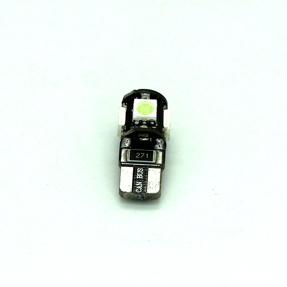 Светодиодсветодиодный лампа Canbus T10 5050 SMD 5 LED 1 2 Вт 12 В 24 автомобильный RGB внутренний