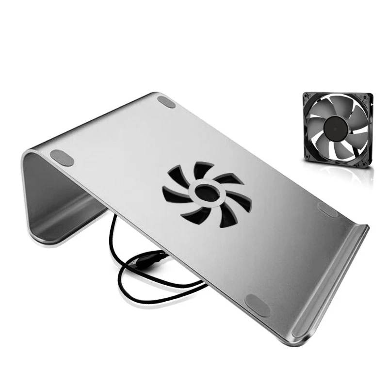 Aluminum Laptop Stand Base for Universal 10-17 inch Notebook Laptop Holder Bracket Cooling Pad for MacBook Air Pro Retina 13 15