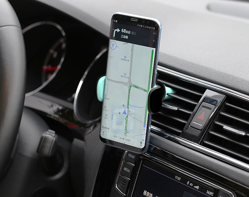 2 in 1 Sucker Outlet Car Phone Stand