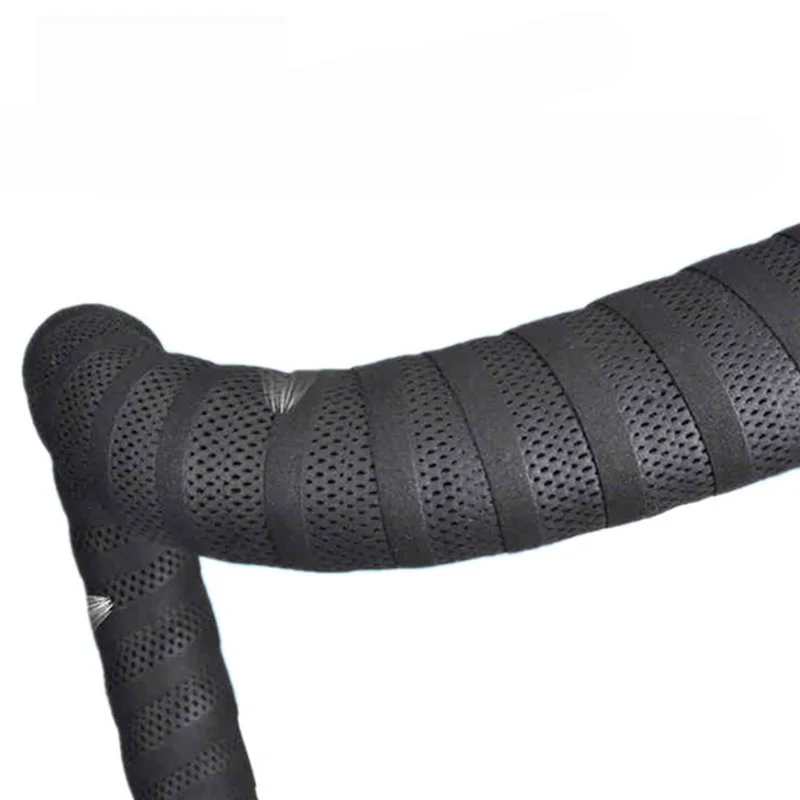 PROMEND велосипедная лента для руля черная сетка дизайн нескользящая Водонепроницаемая Bartape Мягкая EVA губка кожаная дорожная лента для велосипеда