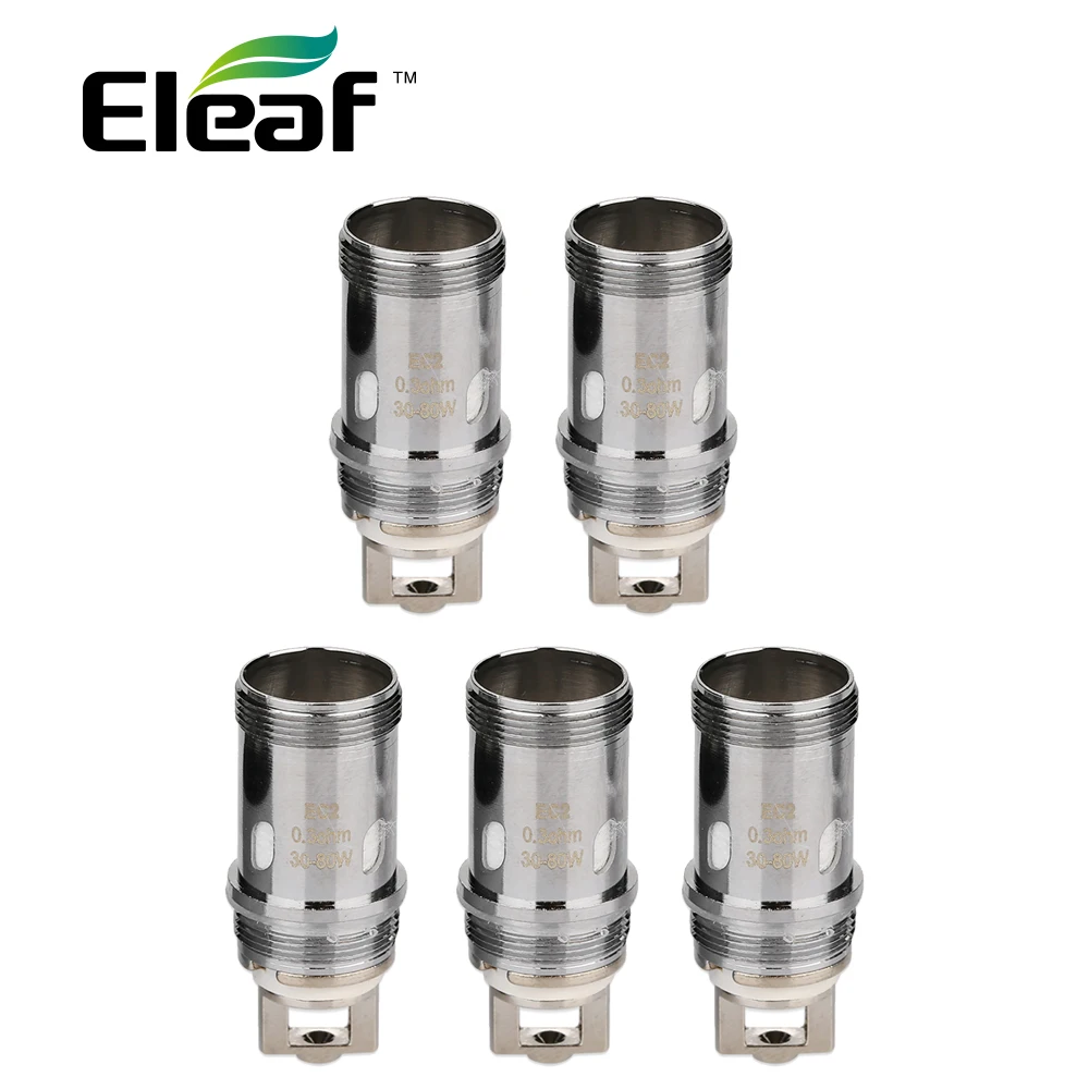 Original 5pcs Original Eleaf EC2 Coil Head 0 3ohm 0 5ohm Head font b Vape b