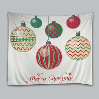 

New Year Santa Claus 0104 Christmas Tapestry Polyester Shooting Shooting Picnic Blanket Cloth Cover Home Decor Bedroom