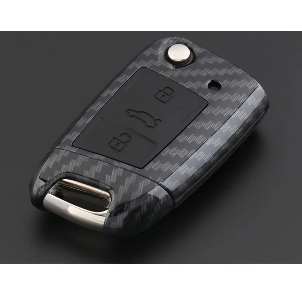 

Carbon Fiber Car Styling Key case For Passat 2017