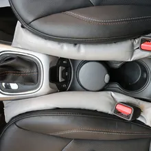 1 Piece Pu Leather Car Vehicle Seat Hand Brake Gap Filler Pad For Volvo S40 S60