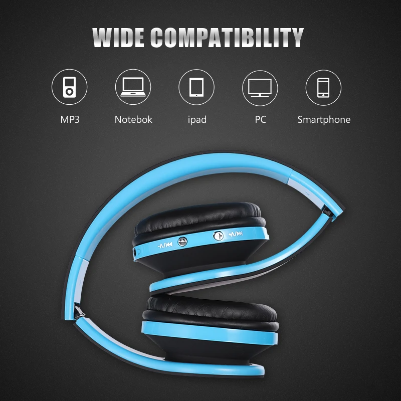 Pаспродажа Hisonic беспроводные наушники портативная гарнитура с шумоподавлением V4.1 складные с микрофоном USB Игровые наушники bs sun 8252