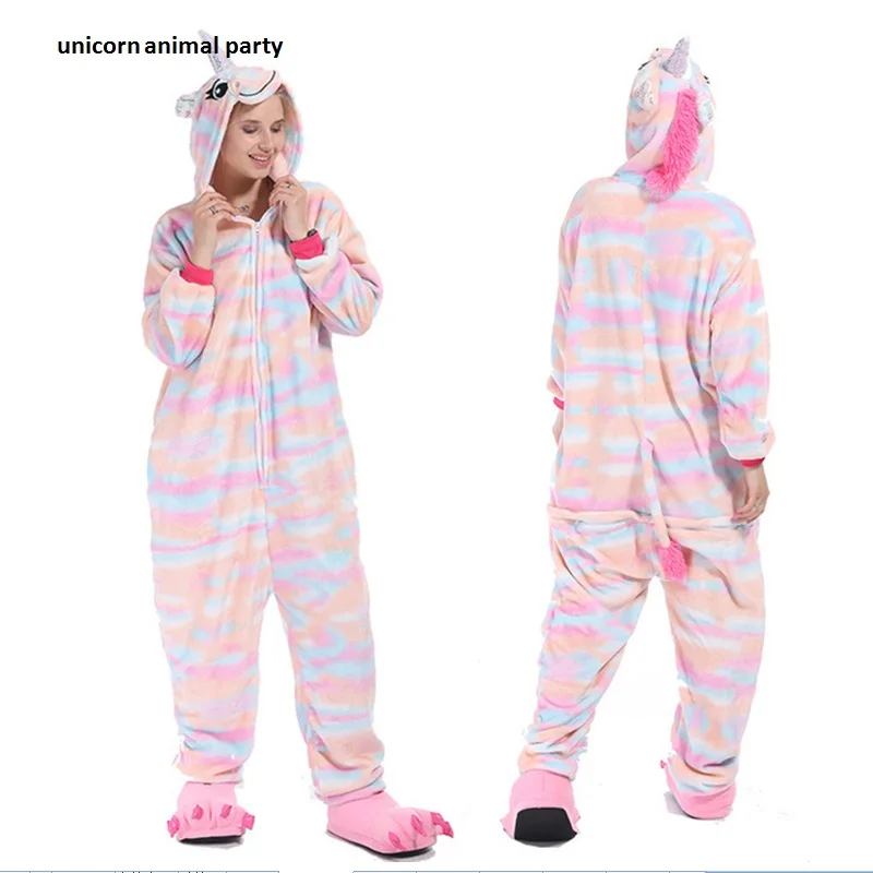 

Kigurumi Onesies Cosplay men women Colorful unicorns pajamas Halloween costumes costumes dance Party hoodies costumes carnival