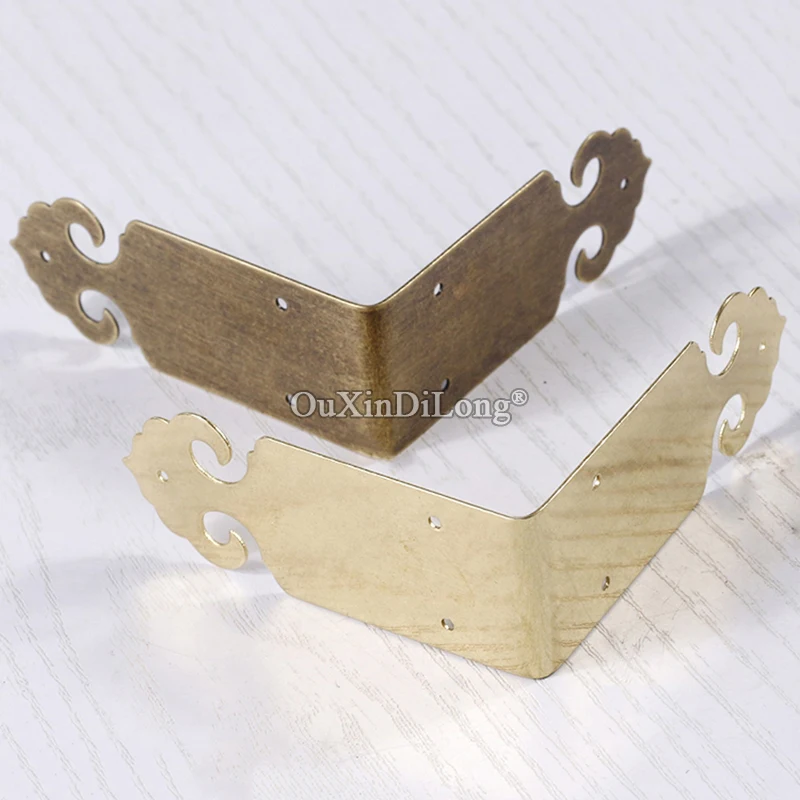 High Quality 50PCS Antique Brass Corner Decorative Protectors Jewelry