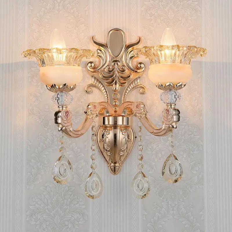 

Miroir Industrial Decor Wandlamp Industrieel Mural Interieur Crystal For Home Bedroom Light Applique Murale Luminaire Wall Lamp
