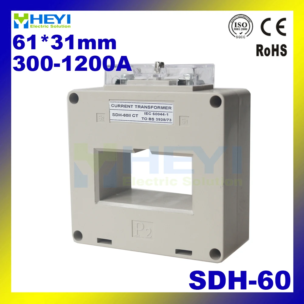 

SDH-60 300/5A - 1200/5A ct current transformer High accuracy SDH Class 0.5 window type current transformers
