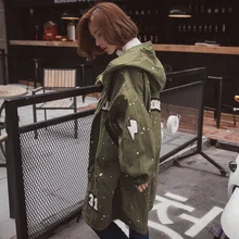 2016 autumn new fashion street women korean coats longtrench coat for women casual baseball jacket jaqueta feminina veste femme