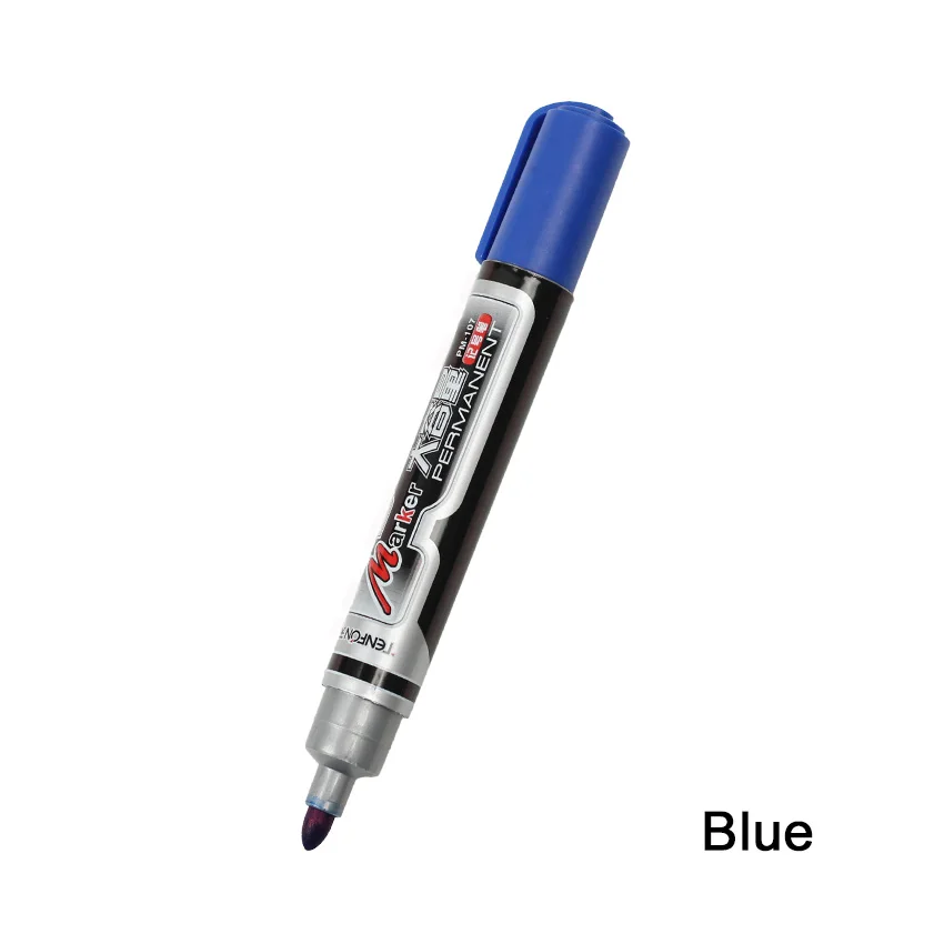 1 шт. маркерные ручки Хорошие водонепроницаемые чернильные ручки маркеры для канцелярских принадлежностей школьные принадлежности 3 цвета доступны PM-107 - Цвет: Синий