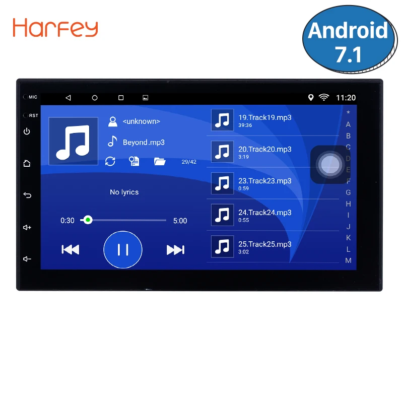 Harfey 2DIN универсальный Android 7 1 Автомобильный GPS Мультимедиа Navi Стерео плеер для VW