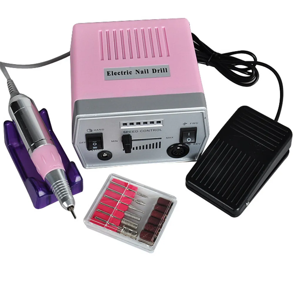 

Rosalind 30000RPM Equipment Manicure Kit Electric Nail Art Drill Machine Tool Nail File Bit Sanding Band Accessory 220v EU plug