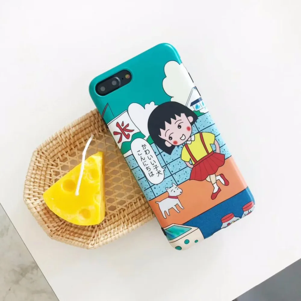 ZMASI Lovely Sakura Momoko Phone Case for iPhone X Cases for iPhone 7 8