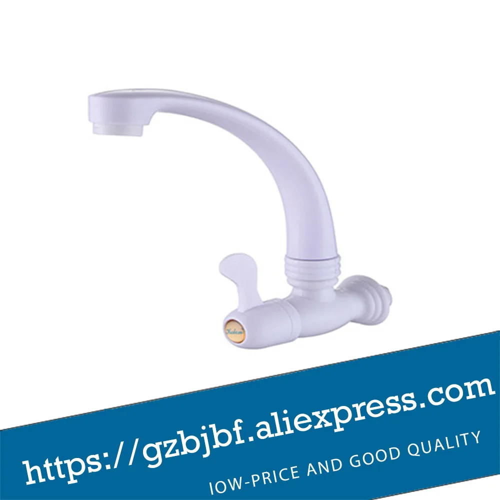 Buy WHITE HIGH QUALITY PLASTIC PP SHOWER FAUCET CHINA from Reliable faucet
