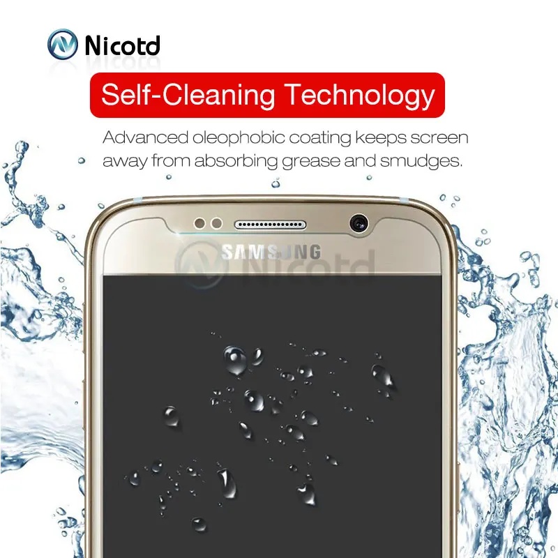 Nicotd 9H прозрачное закаленное стекло для samsung Galaxy Note 2 3 4 5 neo для Galaxy N7100 N9000 N9100 N750 N9200 Защитная пленка для экрана