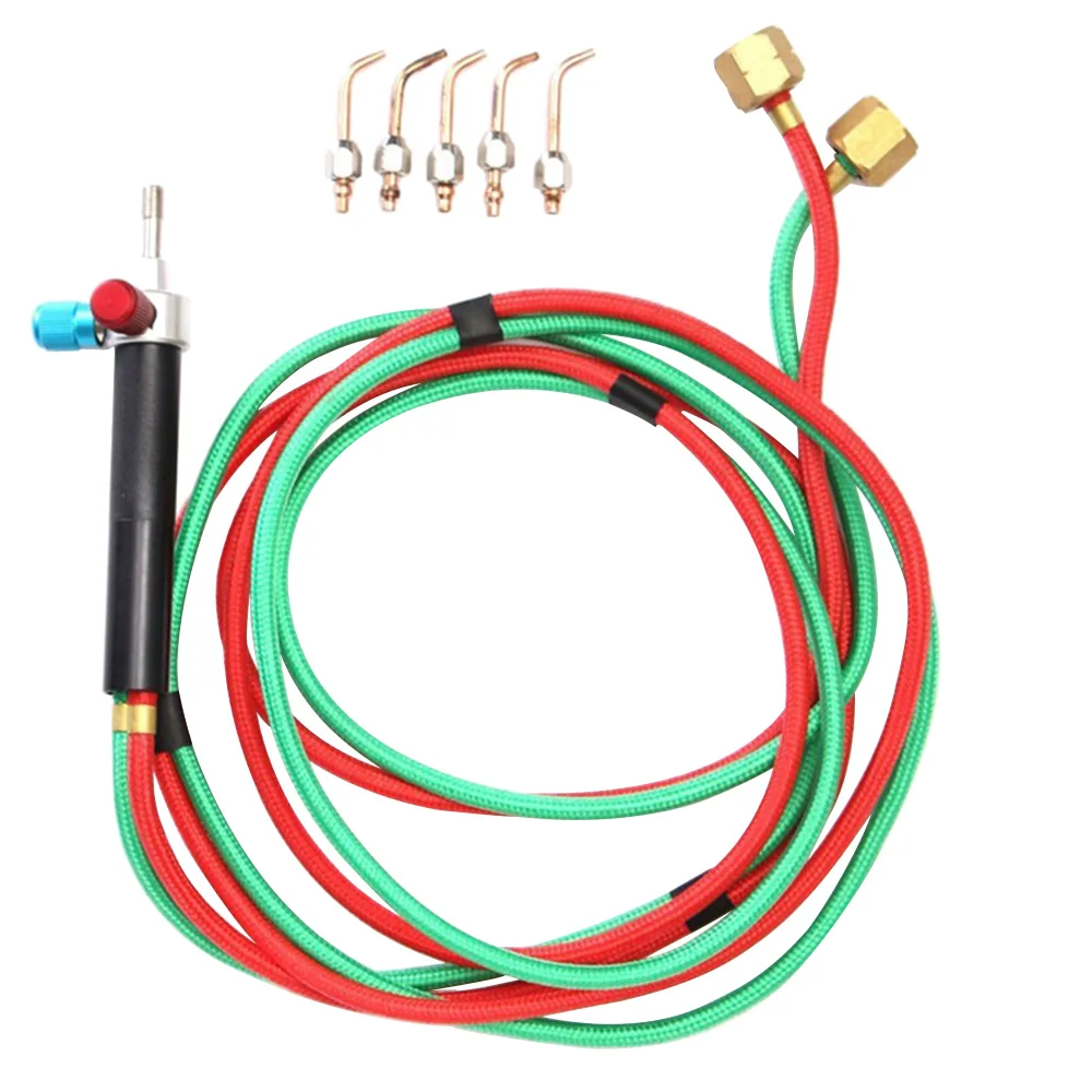 Tocha de Soldagem Arma de Soldagem para Metal Tocha de Solda com 5 Micro Smiths Pouco Tocha Propano Jóias Dicas Ouro Prata Oxy