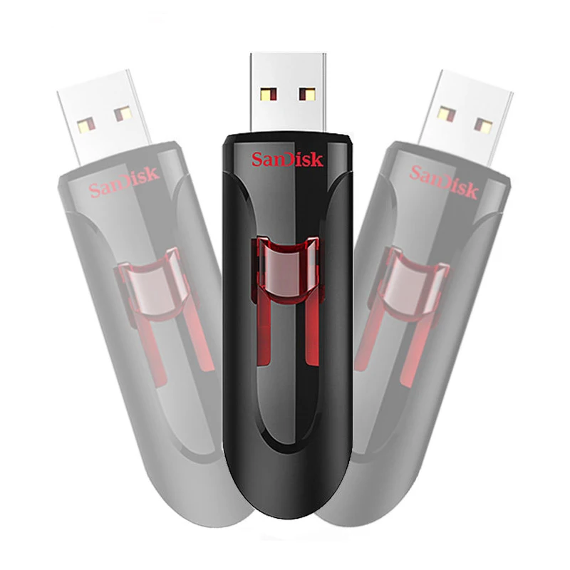 SanDisk Cruzer Glide USB3.0 CZ600 USB флеш-накопитель 16 ГБ 32 ГБ 64 Гб 128 ГБ флеш-накопитель 64 Гб USB 3,0 флеш-накопитель 32 Гб USB накопитель