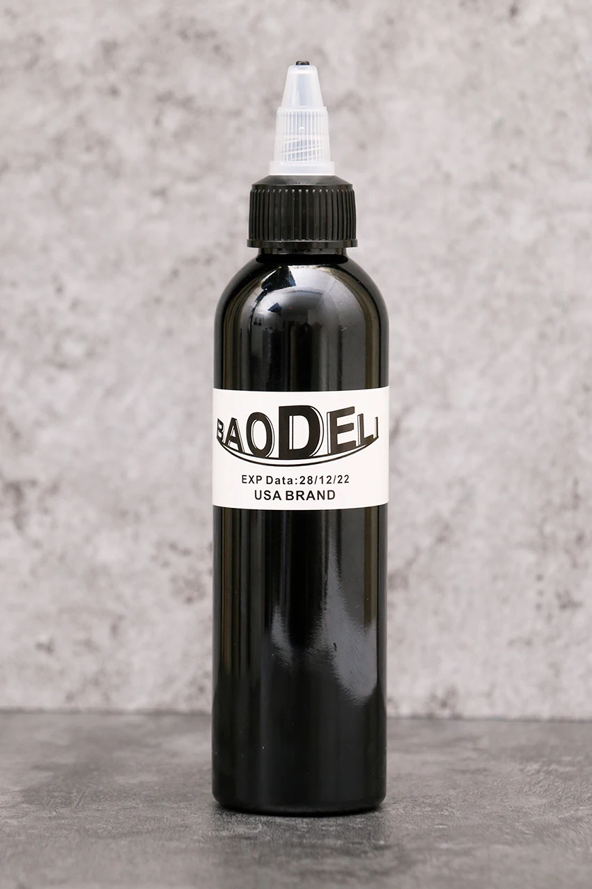

Professional 1 Bottle Tattoo Ink for Lining and Shading Newest Tribal Liner Shader Pigment Black 120ML Newest High quality perma