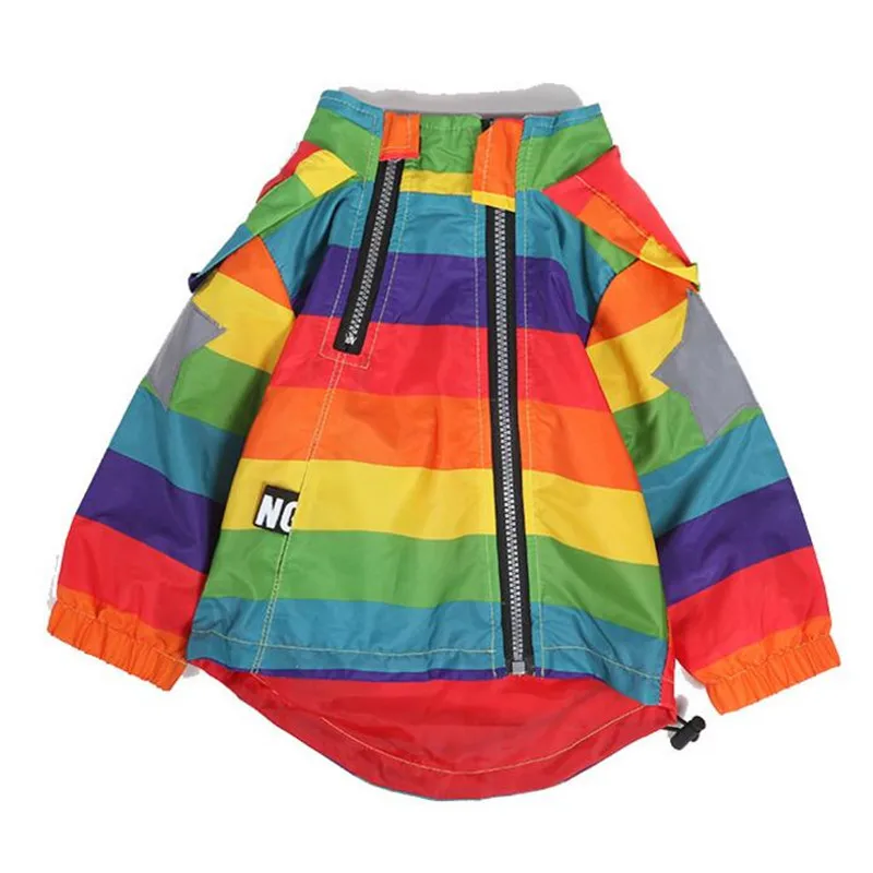 Autumn Rainbow Jacket For Boy Windbreaker Kids Coats Baby Girls Jackets