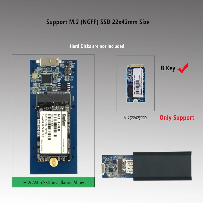 Твердотельный накопитель Sata3 на USB3.0 6 Гбит/с ngff шифрование M.2 ssd твердотельный