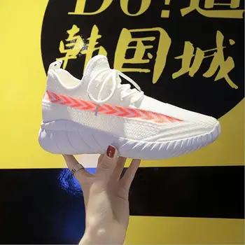 

New listing hot sale knitting summer women Breathable sports shoes running shoes DW9020