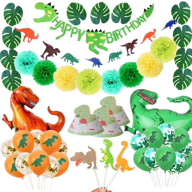 

Cyuan Birthday Party Decorations Kids Dinosaur Party Balloon Birthday Baloons Baby Shower 12 Inches Latex Ballons Animal globos