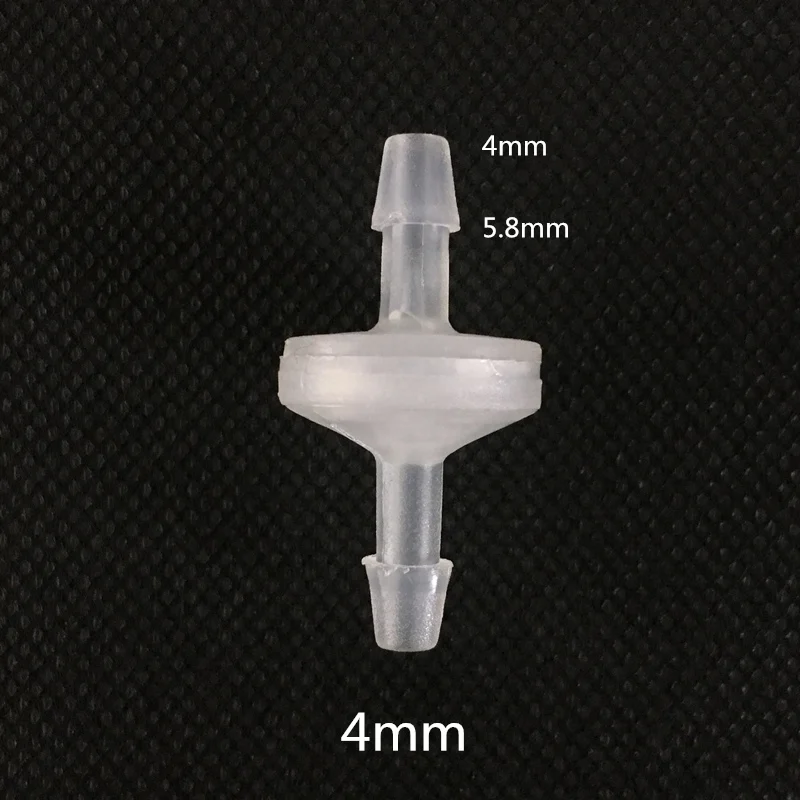 1 шт. 3 мм-12 мм мини пластиковый односторонний обратный клапан для масляной воды