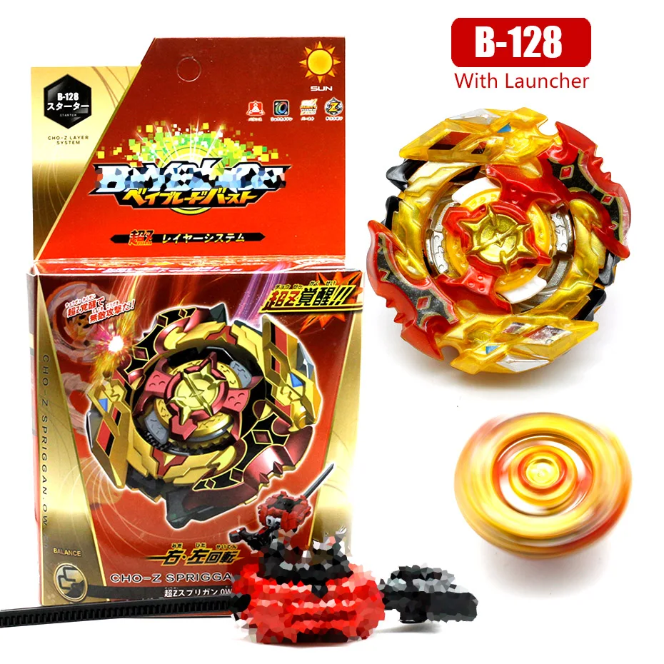 BEYBLADE BURST B 96 B128 B127 SUPER Z набор тройного усилителя BB11910 w/ Sword Launcher|Волчки| |