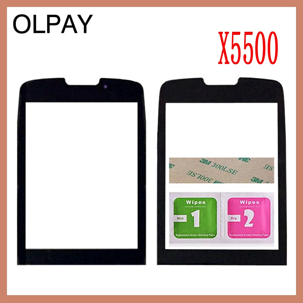 New Original Front Glass Lens For Philips Xenium Philips E560 E570 E571 X623 X1560 X5500 Not Touch Screen Free Shipping