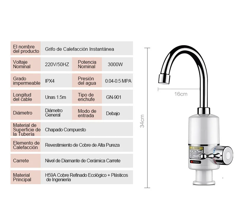 Электрический водонагреватель кран кухонный водонагреватель кран для ванной комнаты водонагреватель кран одна секунда, который из