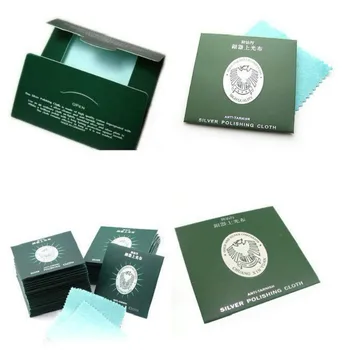 

10pcs silver polish cleaning polishing cloth with package silver cleaning cloth wiping cloth of silver jewelry suede maintenanc