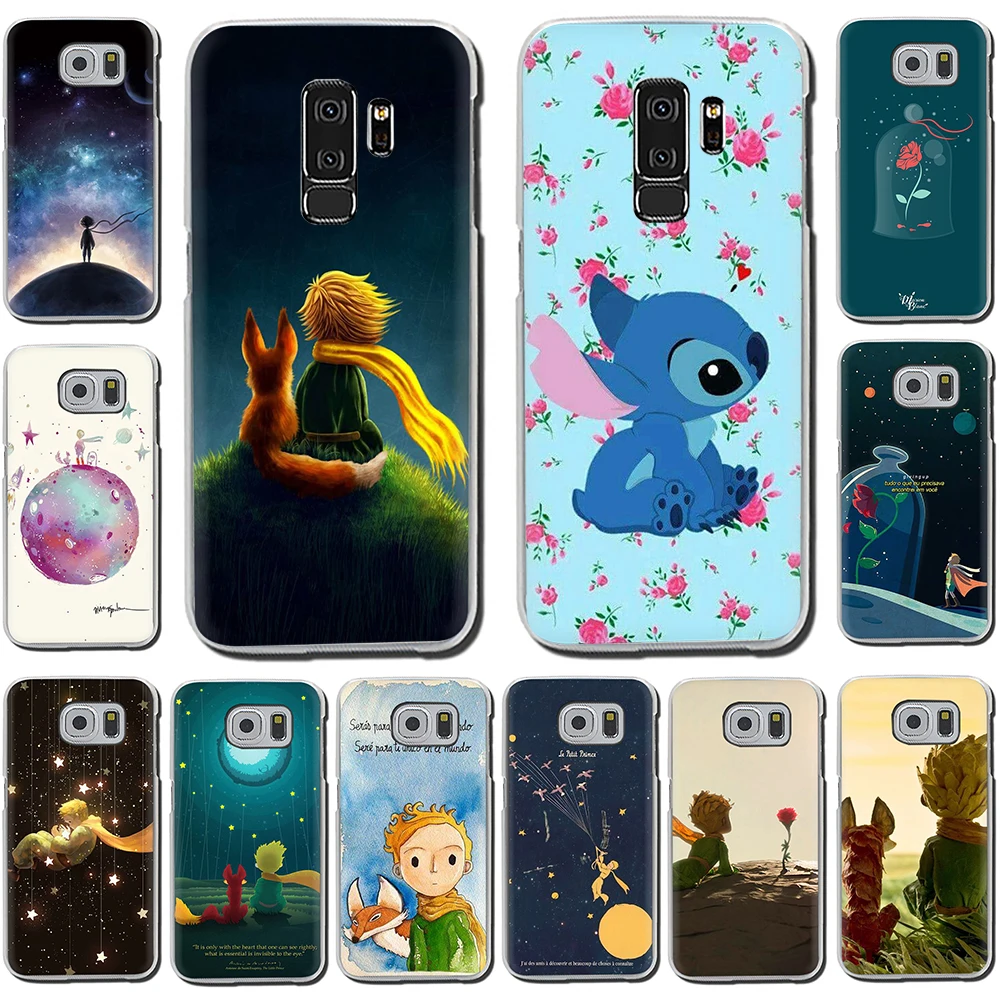 

Lovely the Little Prince fox Hard Phone Cover Case for Samsung Galaxy S6 7 Edge S8 9 10 Plus M10 20 30