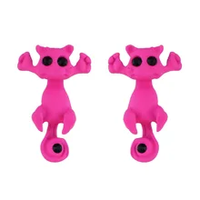 1 пара Новые многоцветные модные горячие милые серьги-гвоздики с кошачьими ушками для женщин Подарки 1097