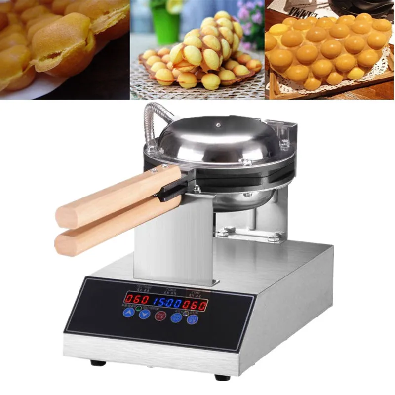 Professional Electric Chinese Hong Kong Eggettes Puff Waffle Iron Maker