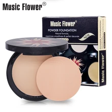 Музыкальный цветочный натуральный тональный крем для лица водостойкий стойкий контроль жирности Осветляющий консилер пудра отбеливающая отделка