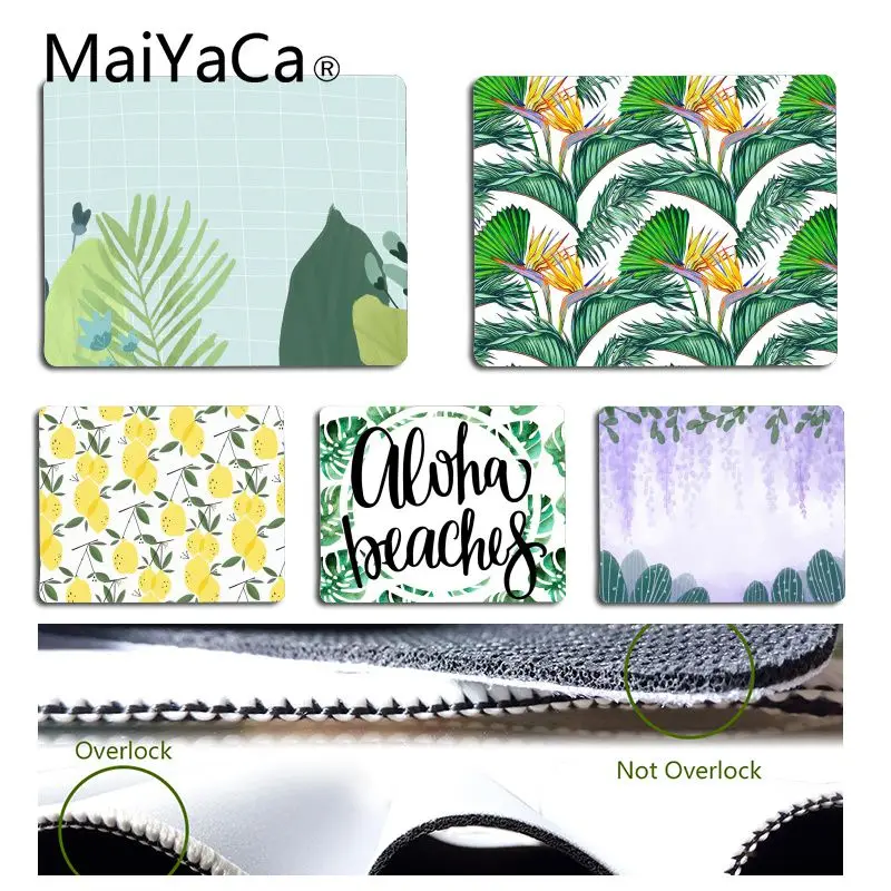 MaiYaCa My Favorite banana Tree зеленые листья компьютерные игровые коврики размер для 18x22 см 25x29 см резиновые коврики для мыши