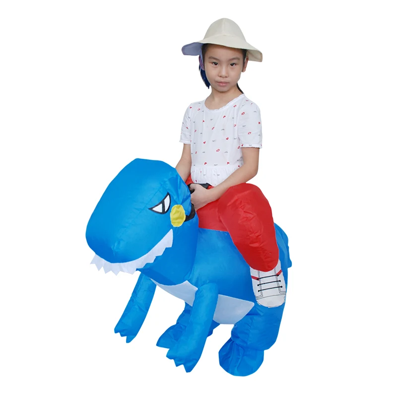 

Purim Costumes Airblown Fan Operated T-Rex Inflatable Dinosaur Suit Outfit Costume for Kids Adults Drangon Dino Rider Disfraces