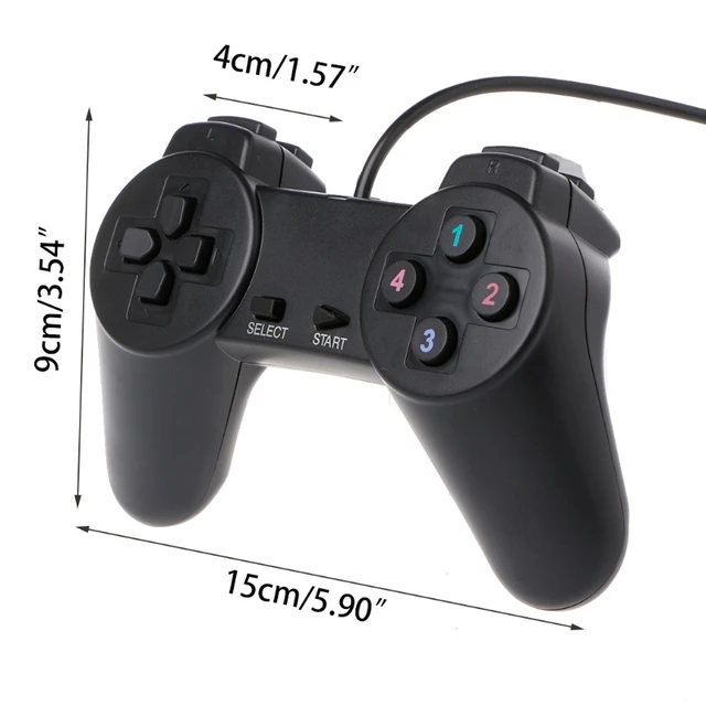 Wired USB Gamepad Game Gaming Controller Joypad Joystick for PC Computer  Laptop