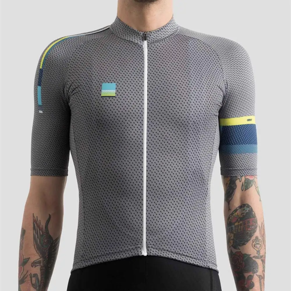 Для мужчин лето Pro Team Велоспорт Джерси рубашка костюмы открытый одежда для триатлона короткий рукав Mountain Велосипедный Спорт Рубашка - Цвет: 4