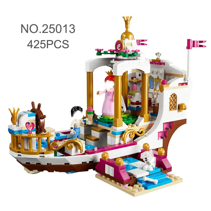 

Lepin 25013 Toys The 41153 Royal Celebration Boat Set building Blocks Bricks ninjago Educational duplo playmobil For Kids Gifts