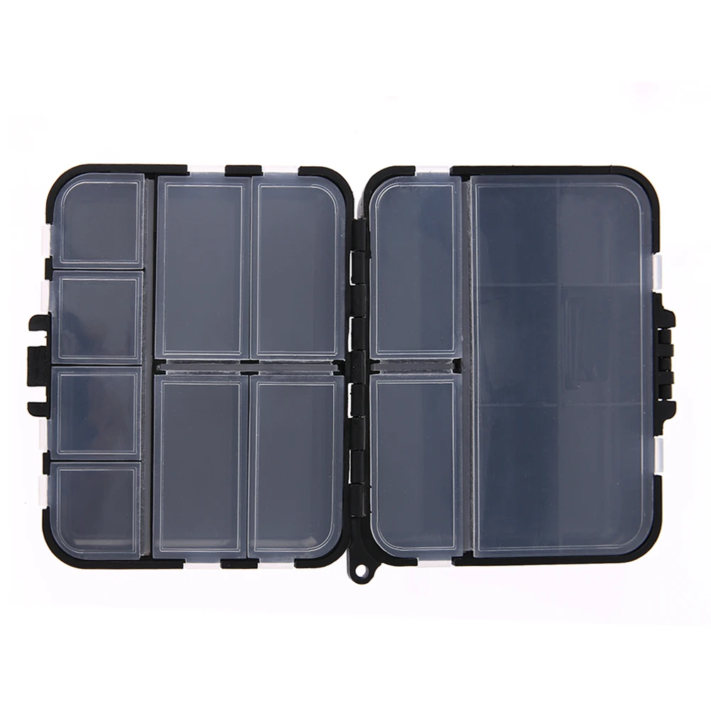 

Fishing Lure Bait Tackle Box 16 Compartments Fishing Lure Bait Holder Box Fishing Hooks Connectors Organizer Baits Storage Case