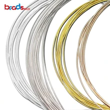 Beadsnice id26882 atacado fio de joias, acessórios 24ga redondo, sólido, prata esterlina 925